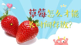 草莓怎么才能長時間存放