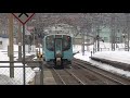 野辺地駅　青い森鉄道 八戸行き発車【青い森703系・570m】　2021.03.10