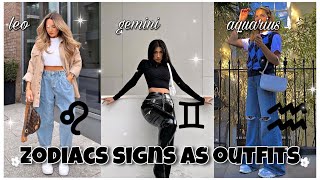 ZODIAC SIGNS AS OUTFITS| (part 1)✨ (aesthetically)