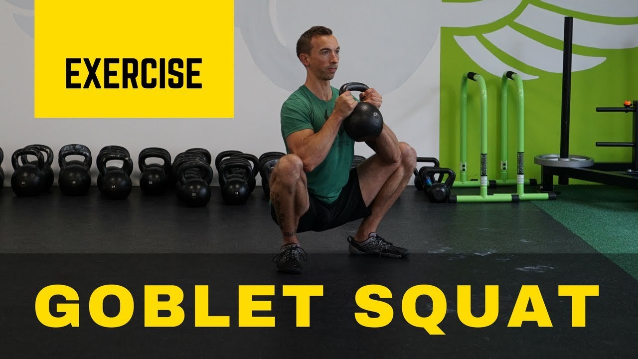 Goblet Squat - Best Exercise To Learn The Basic Pattern Of The Squat ...