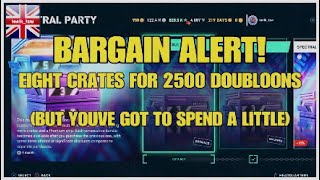 BARGAIN ALERT - 8 Spectral Crates 2500 Doubloons (With Crate Opening)