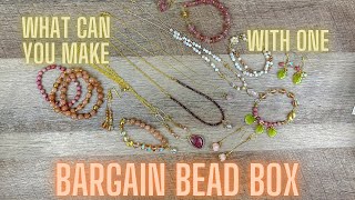 One Bargain Bead Box - What Can You Make???