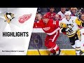 NHL Highlights | Penguins @ Red Wings 1/17/20