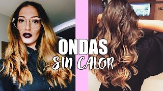 ¡ONDAS/RIZOS SIN CALOR! SIN DAÑAR EL CABELLO CON PLANCHA Y TENAZA | Me Llamo Vania