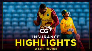 Highlights | West Indies vs South Africa | Pollard & Bravo Shine in Win | 4th CG Insurance T20I 2021