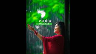 Rim Jhim Rim Jhim Pendiyan Kaniyan| New Full screen HD Status Video| Viral Song #shorts