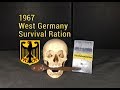 RARE 1967 West German Survival Ration Taste Test -- Sent By Steve1989 MREinfo