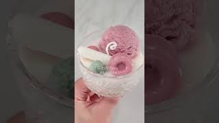 Ice cream 🍨 #candle link: https://amzn.to/3vF1Rzc 🌸🍨 #asmrunboxing