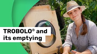 How does emptying with TROBOLO composting toilets work?