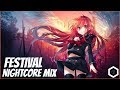 【Nightcore】→ FESTIVAL Music Mix 2018 || Best of marshmello, Alan Walker, Trap, EDM ✘ 1H Gaming Music