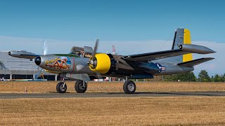 RARE! Douglas A-26 Invader/On Mark Marketeer Takeoff From YYJ