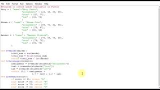 #Program to create grade calculator in Python
