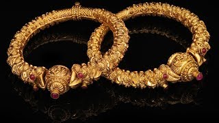 Relief Work Gold Bangles Designs 2019 | Indian Jewellery Design 2019