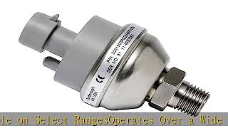 Setra Systems 2091250PG2M11A1 Model 209 Industrial Pressure Transducer, Gauge Pressure, Rugged Low