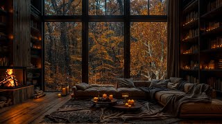 Autumn Moments 🍁 A Blazing Fireplace, Soft Blankets and Golden Autumn Light