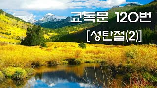 교독문낭독 120번 성탄절(2)