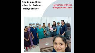 Successful IVF birth in rare case with 1:1,000,000 odds.