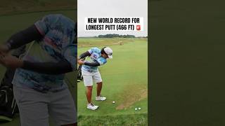 Longest made putt ever 🤯 (via vicegolfofficial)