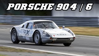 Porsche 904/6 \u0026 904 GTS racing at Nürburgring \u0026 Spa 2018 (great flat-6 \u0026 flat-4 sounds)