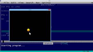 QBasic Tutorial 57 - Mouse Interface Part 3 - Picture Follows The Mouse QB64