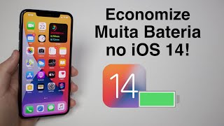 Como Economizar Muita Bateria no iOS 14!!