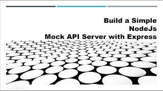 Build a Simple Node Mock Server with Express | Step-by-Step Tutorial