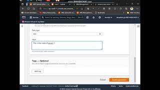 system manager's "Parameter Store" demo and accessing it from aws lambda
