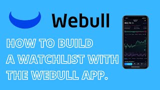 How to Build a Watchlist with the Webull App. #shorts #webull #stocktrading