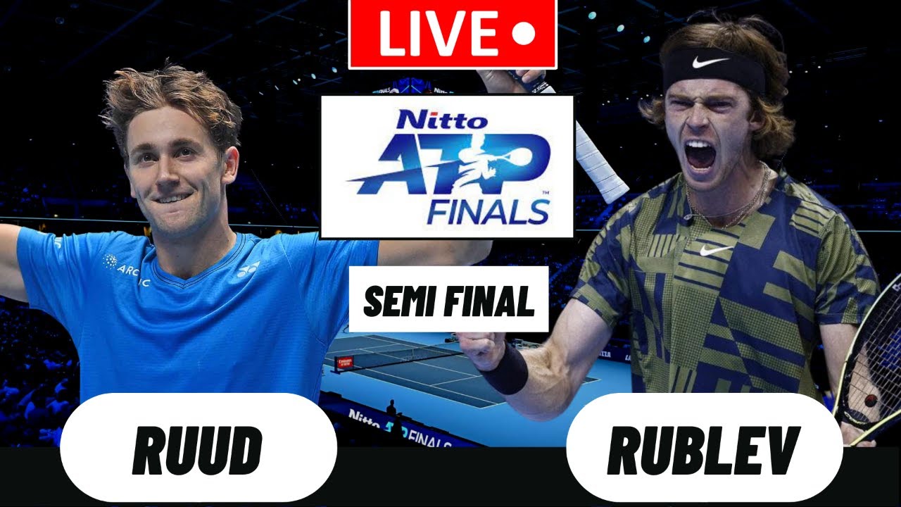 Casper Ruud Vs Andrey Rublev | ATP Finals | Tennis Companion - YouTube