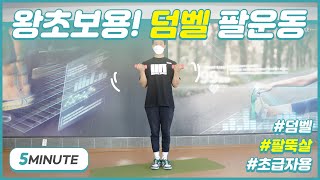 #왕초보기초용​​ 하루 5분씩만! 팔뚝살빼기 홈트레이닝 팔운동