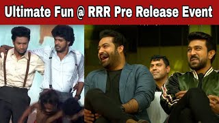 Ultimate Fun @ RRR Pre Release Event | Sandy | Ram Charan | NTR  | Sivakarthikeyan