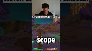 custom crosshair on CONSOLE!!