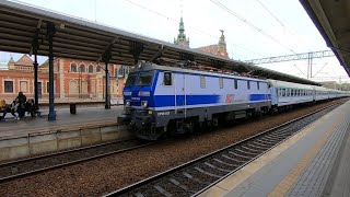 PKP Intercity EP09-022 Train at Gdańsk Główny Railway Station | POLAND