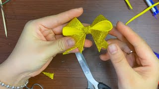 Origami BOW 🎀🎀🎀 How to Fold a Paper Bow 🔴 DIY Paper Bow ❣ Paper Craft Ideas #Origami #Bow