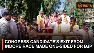 Congress candidate’s exit from Indore race made one-sided polls for BJP