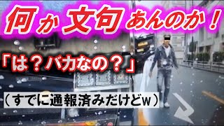 【ドラレコは見た】幅よせであおって逆ギレ～シッポ巻いて逃げ出すトラック運転手 車の前に飛び出すおじいちゃん 名古屋走りで飛ばすDQN 消防士を渡らせない車たち 赤信号みんなで右折すれば怖くない3連発