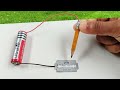 How To Make Simple Pencil Welding Machine At Home With Blade | Practical invention