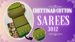 3012D Chettinad Cotton Sarees | MY VASTR | #chettinad +919611206100 #cotton #sarees #viral #kanchi