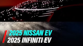FIRST LOOK: 2025 Infiniti And Nissan EVs Teased