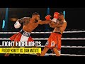 FREDDY KIWITT VS. IVAN MATUTE | FIGHT HIGHLIGHTS