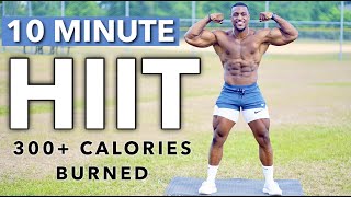 BURN 300+ CALORIES IN JUST 10 MINUTES (NO EQUIPMENT HIIT) | Ashton Hall OFFICIAL
