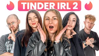 TINDER IRL - Ekipa FULL GAS vs 16 Dziewczyn | Część 2