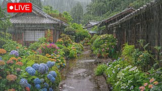 A Symphony of Rain in Japanese Garden 🌧️ Embrace the Calming Effect of Rain for Better Sleep Quality