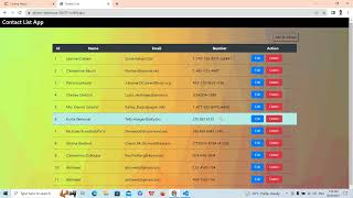 Contact List App || React || Coding Ninjas