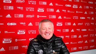 Chris Wilder - Southampton v Sheffield United - Pre-Match Press Conference