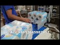 Semi automatic multi rolls kitchen towel toilet paper tissue packaging machine