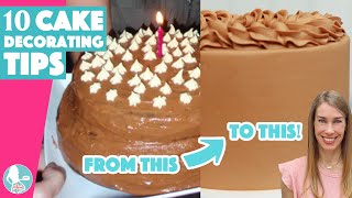 10 Cake Decorating Tips to Improve Your Cakes