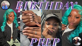 19th BIRTHDAY MAINTENANCE VLOG | vlogmas week 1: hair, nails, lashes + more