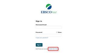 Folder My EBSCOhost – Tutorial