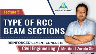 Type of RCC Beam Sections | Lecture 5 | Reinforced Cement Concrete